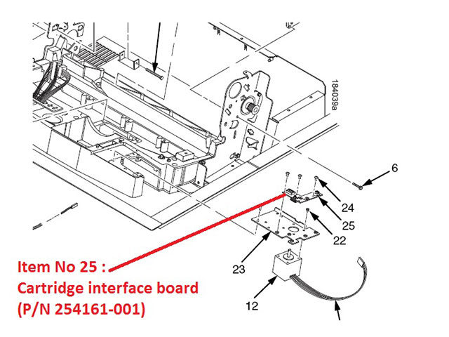 Cartridge Board Tally T6600